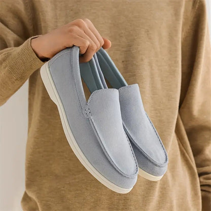 Men's Suede Loafers – Slip-On Casual Loafers