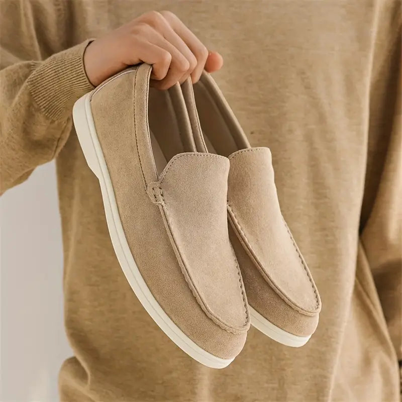 Men's Suede Loafers – Slip-On Casual Loafers