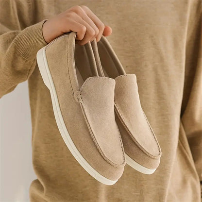 Men's Suede Loafers – Slip-On Casual Loafers