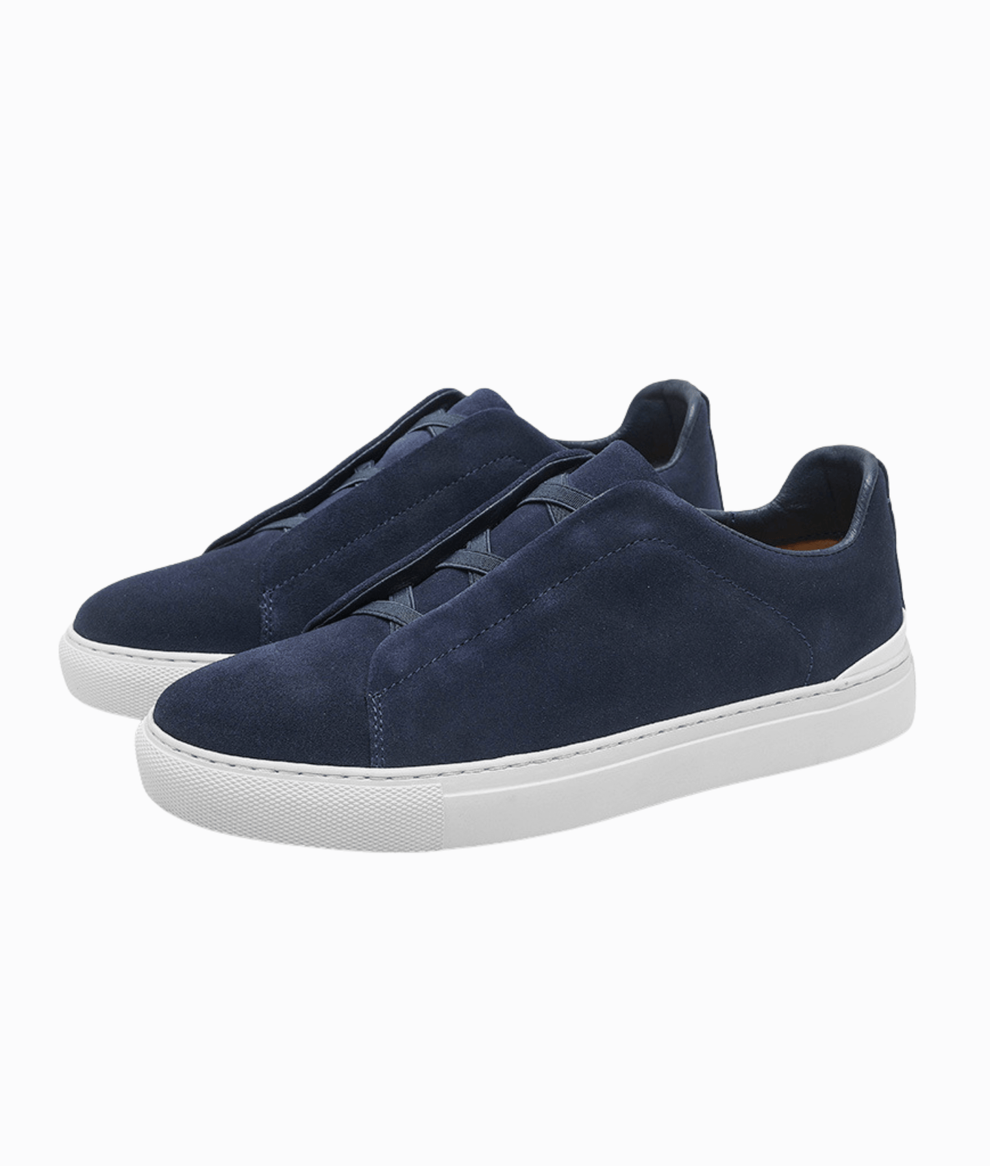 Men's Suede Low-Top Slip-On Sneakers