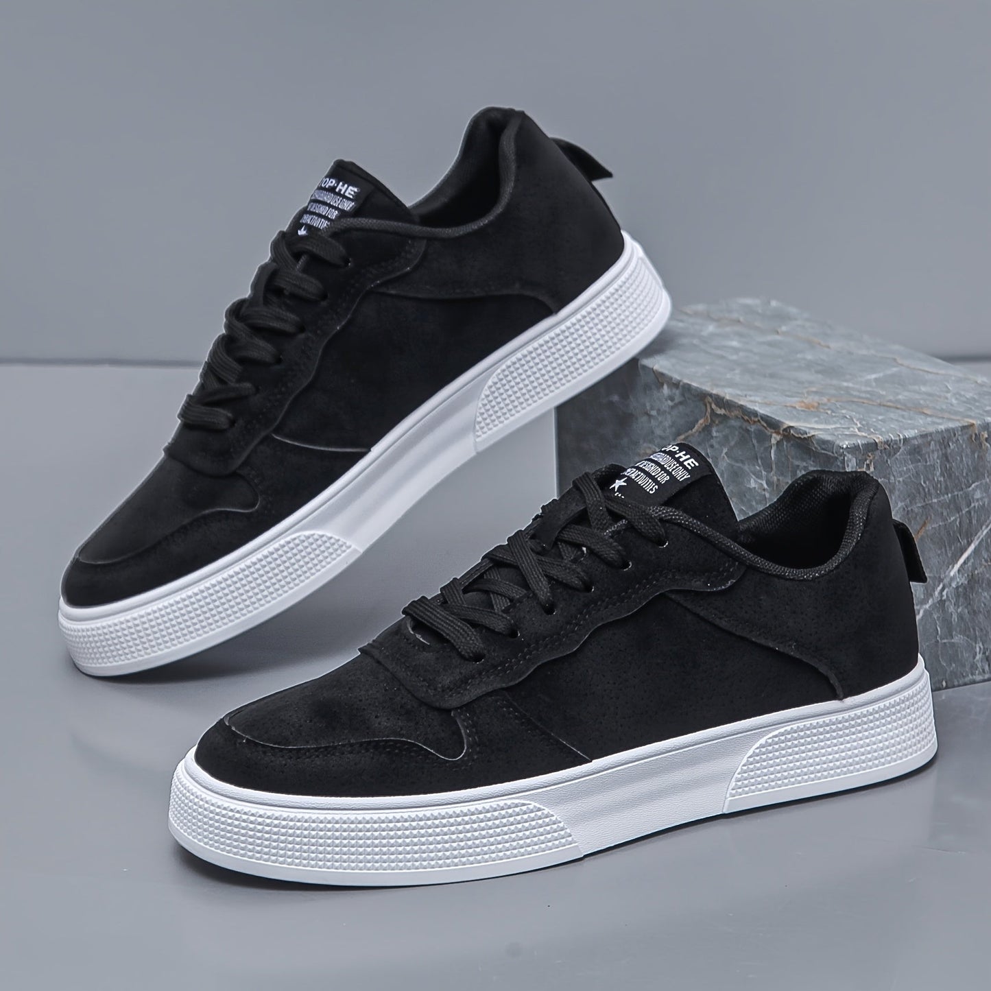 Men's Suede Low-Top Sneakers for Casual Wear