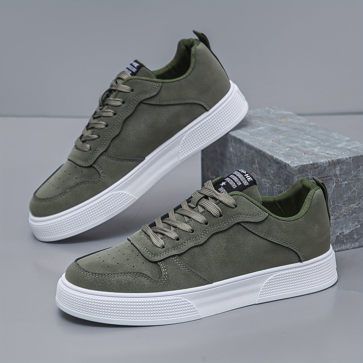 Men's Suede Low-Top Sneakers for Casual Wear