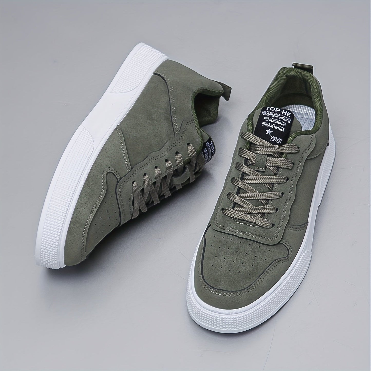 Men's Suede Low-Top Sneakers for Casual Wear