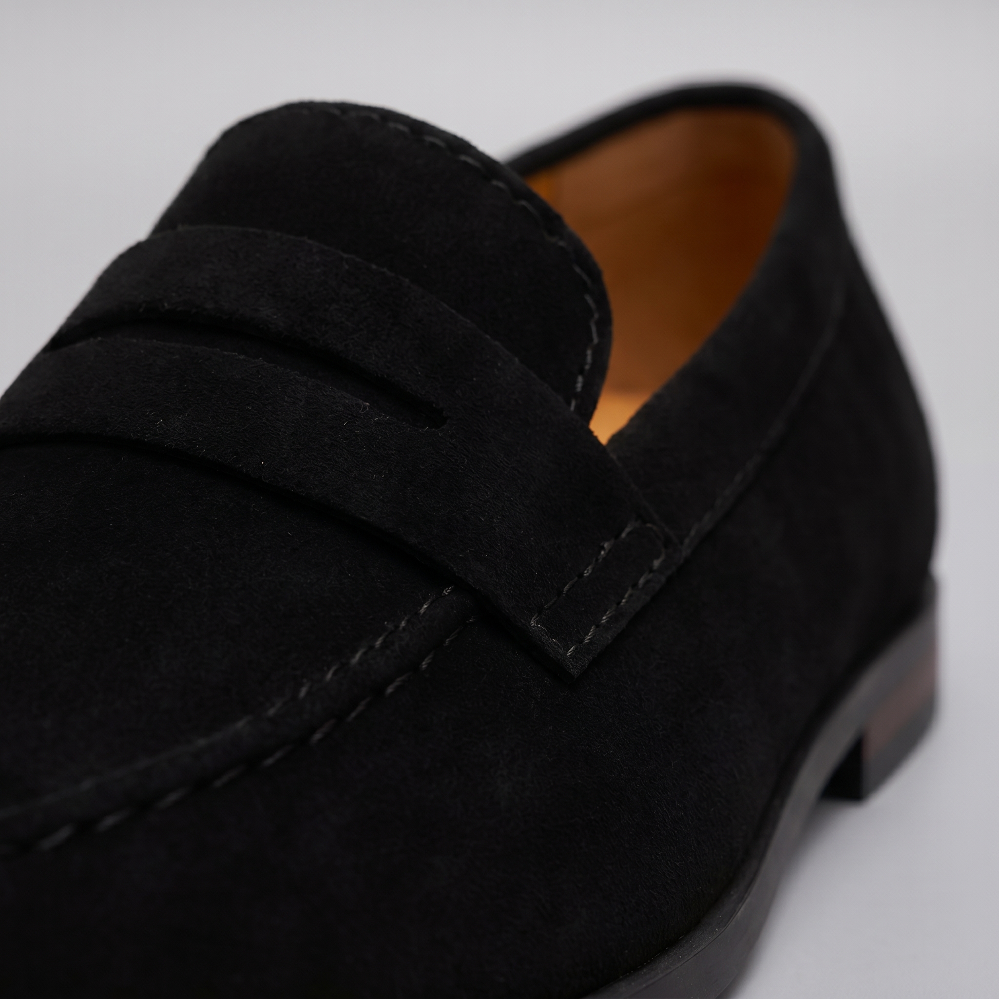 Men's Suede Penny Loafers