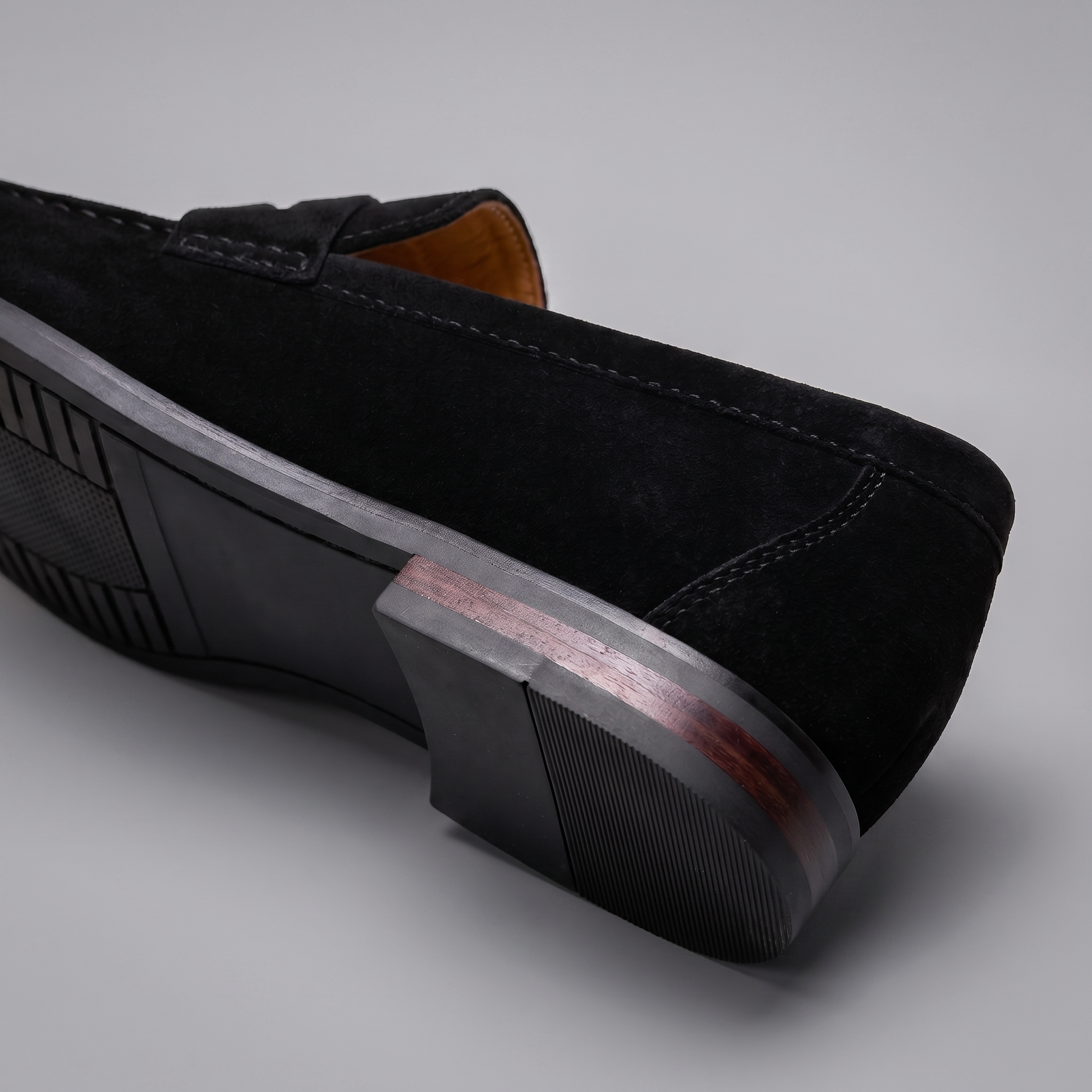 Men's Suede Penny Loafers