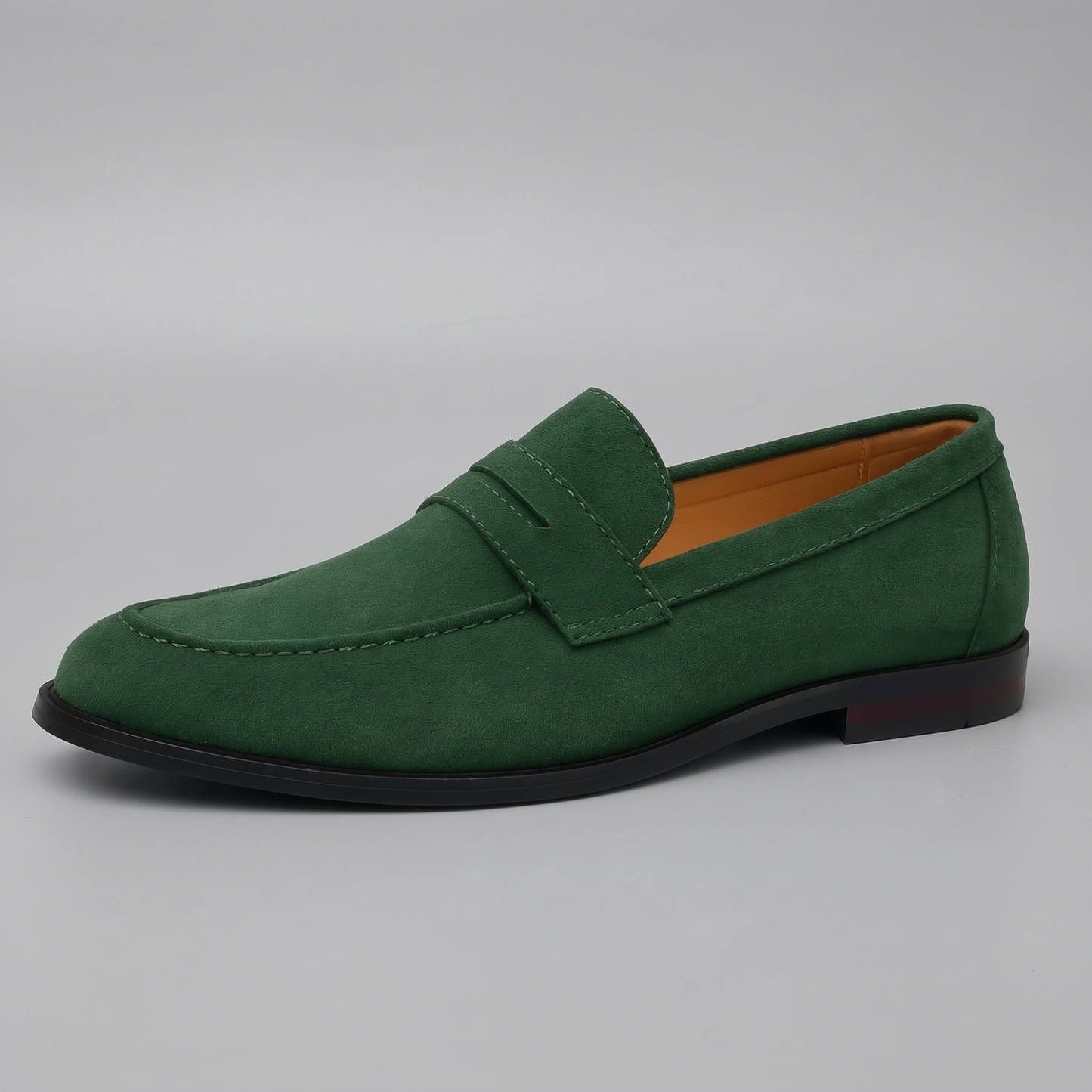 Men's Suede Penny Loafers