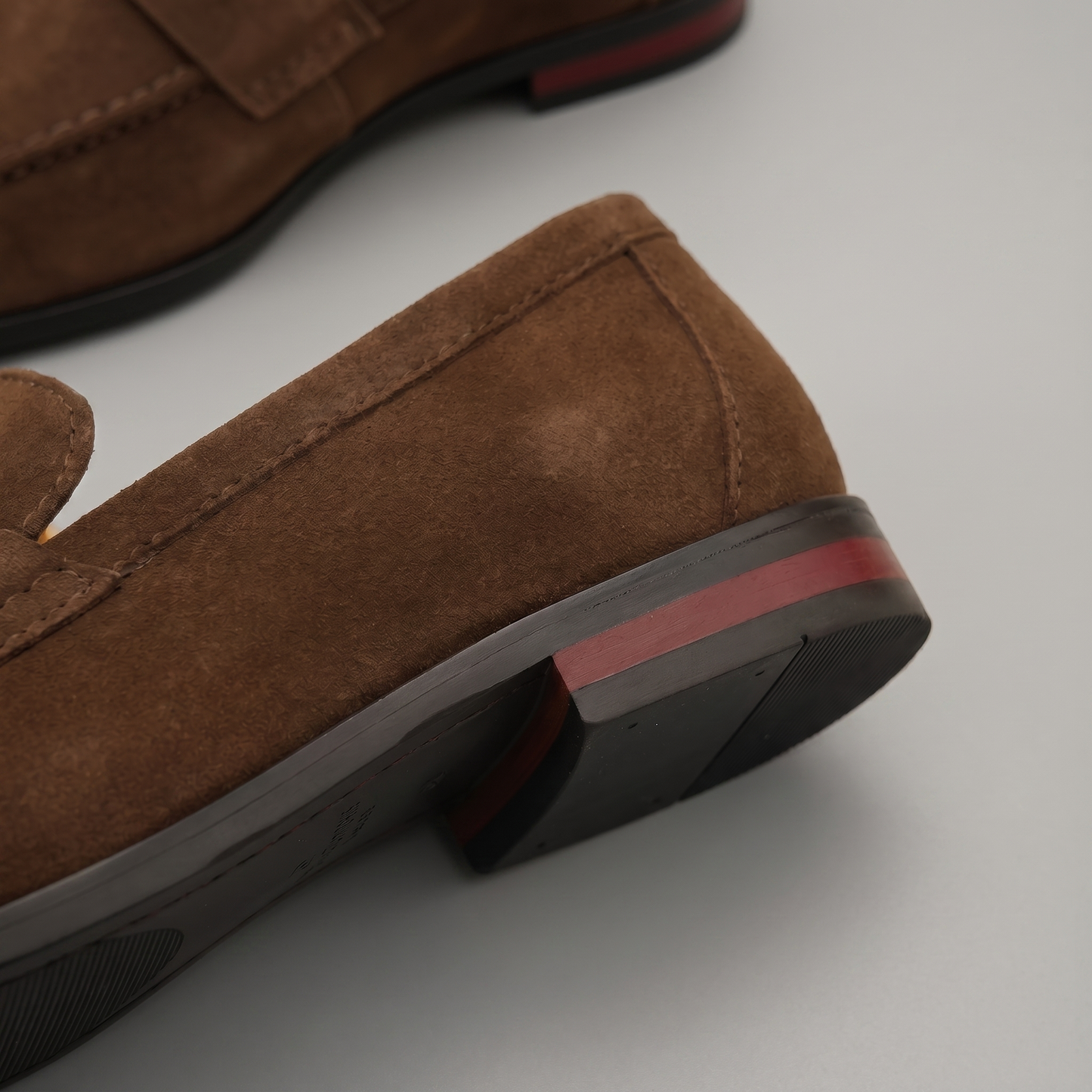 Men's Suede Penny Loafers