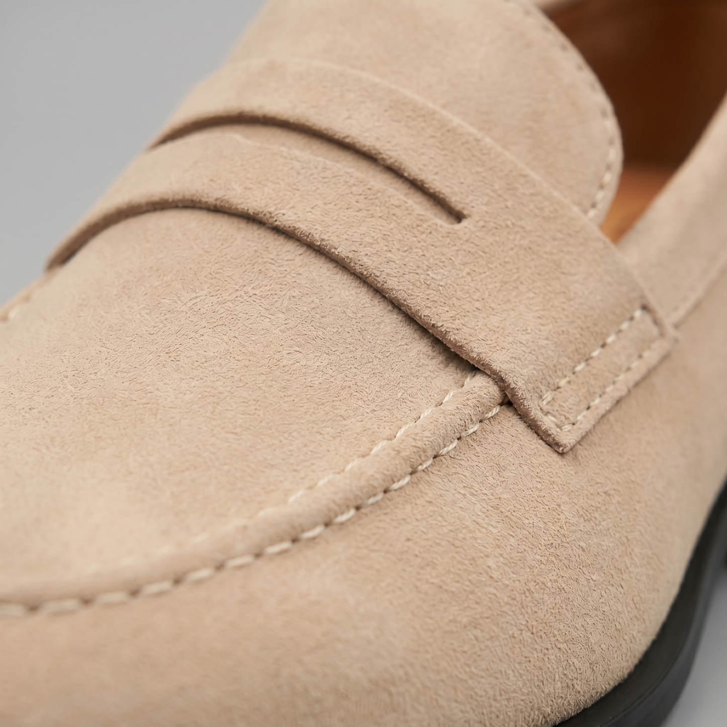 Men's Suede Penny Loafers