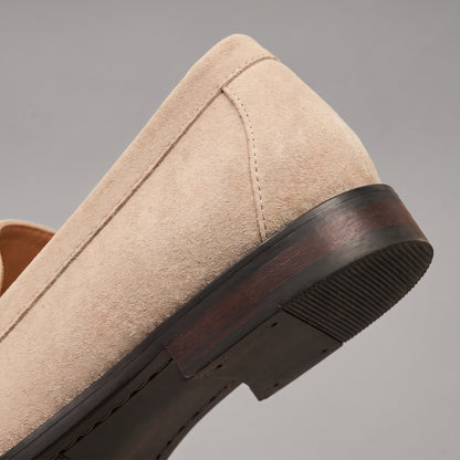 Men's Suede Penny Loafers