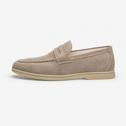 Men's Suede Penny Loafers Oxford Flats