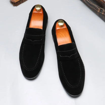 Men's Suede Slip-On Loafers
