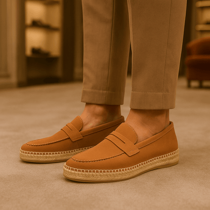 Men's Suede Slip-On Loafers