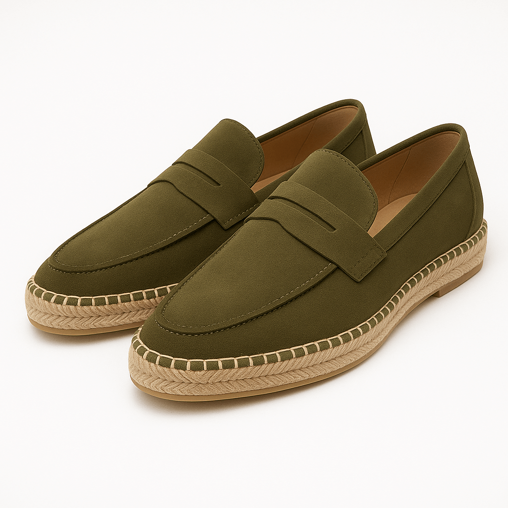 Men's Suede Slip-On Loafers