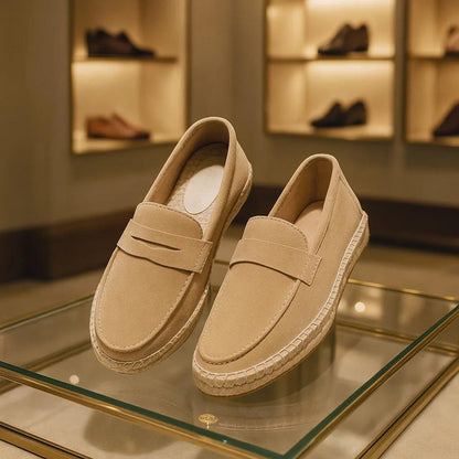 Men's Suede Slip-On Loafers
