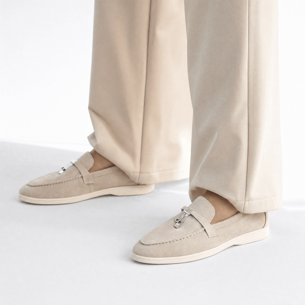 Men's Suede Tassel Loafers Slip-On Shoes