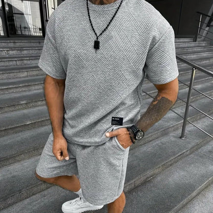 Men's Summer Set - Casual Shirt and Shorts Outfit
