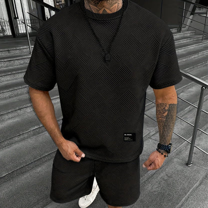 Men's Summer Set - Casual Shirt and Shorts Outfit