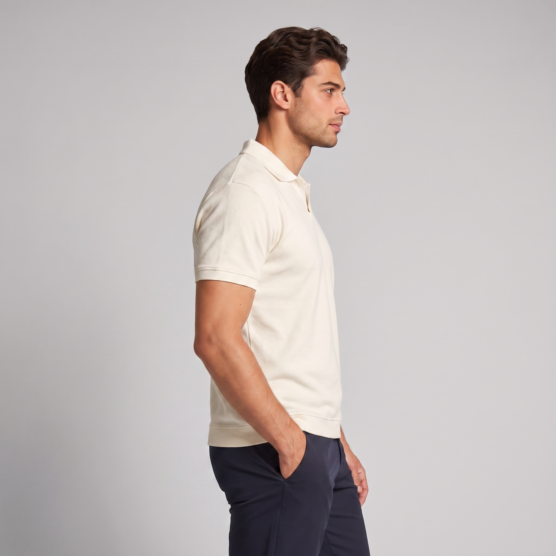 Men's Summer Short-Sleeve Polo Shirt