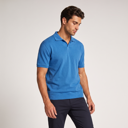 Men's Summer Short-Sleeve Polo Shirt