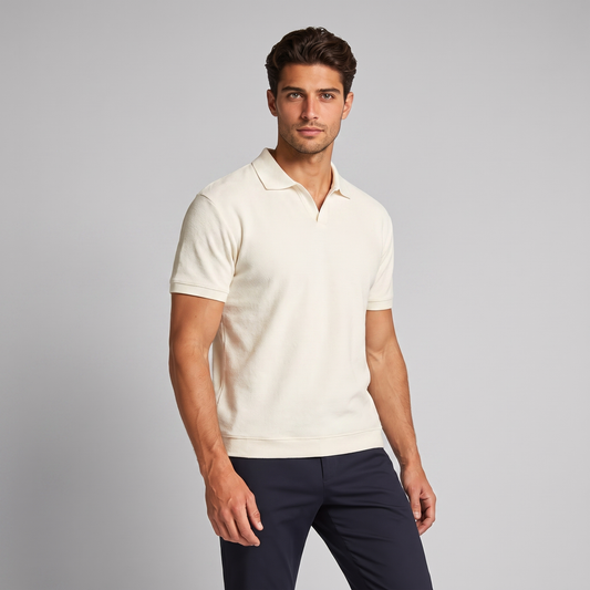 Men's Summer Short-Sleeve Polo Shirt