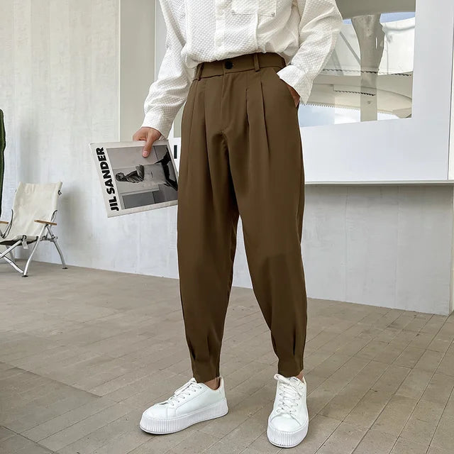 Men's Tailored Ankle Fit Suit Trousers