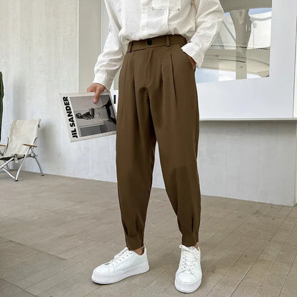 Men's Tailored Ankle Fit Suit Trousers