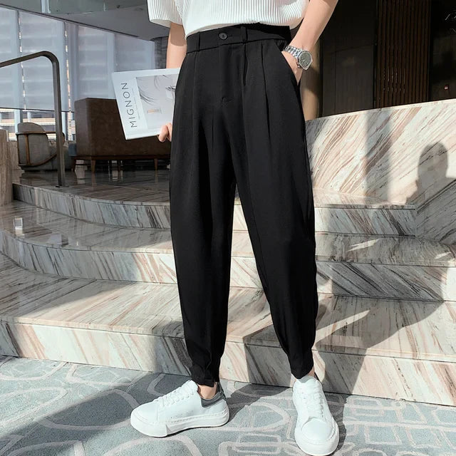 Men's Tailored Ankle Fit Suit Trousers