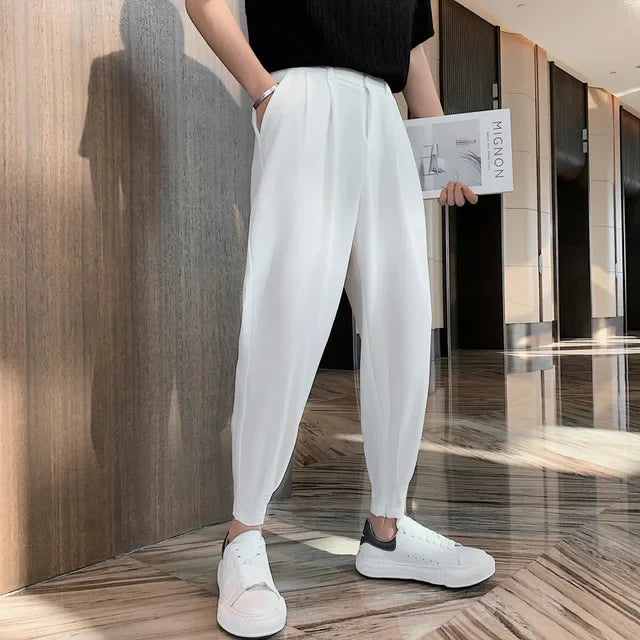 Men's Tailored Ankle Fit Suit Trousers