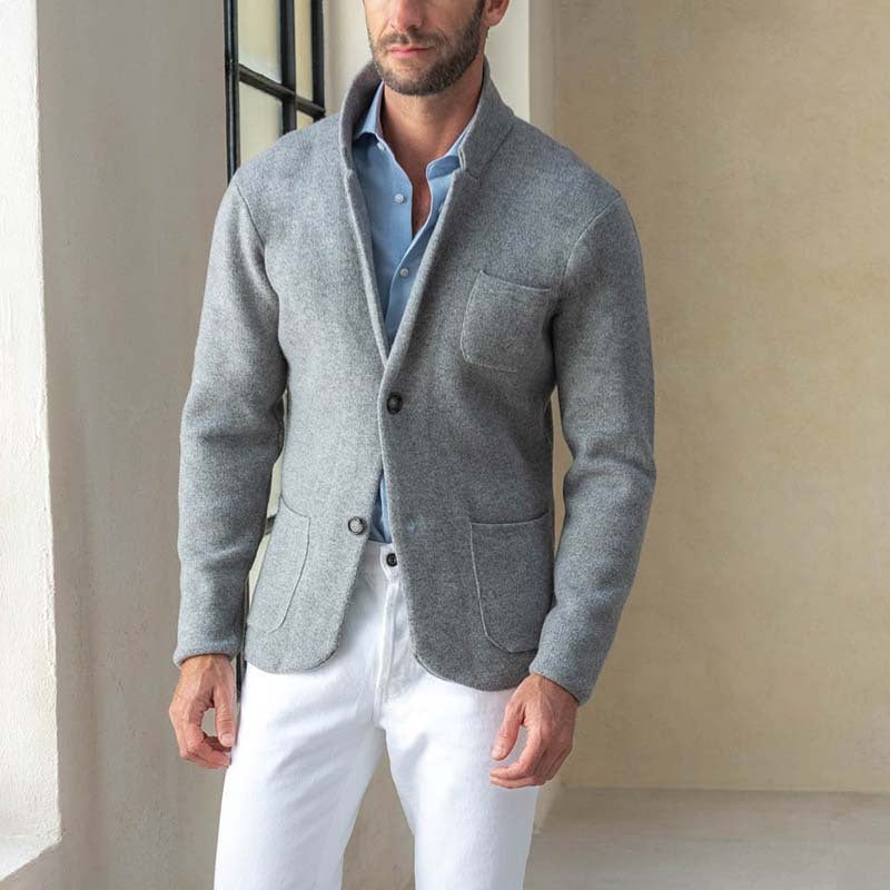 Men's Tailored Fit Smart Casual Jacket