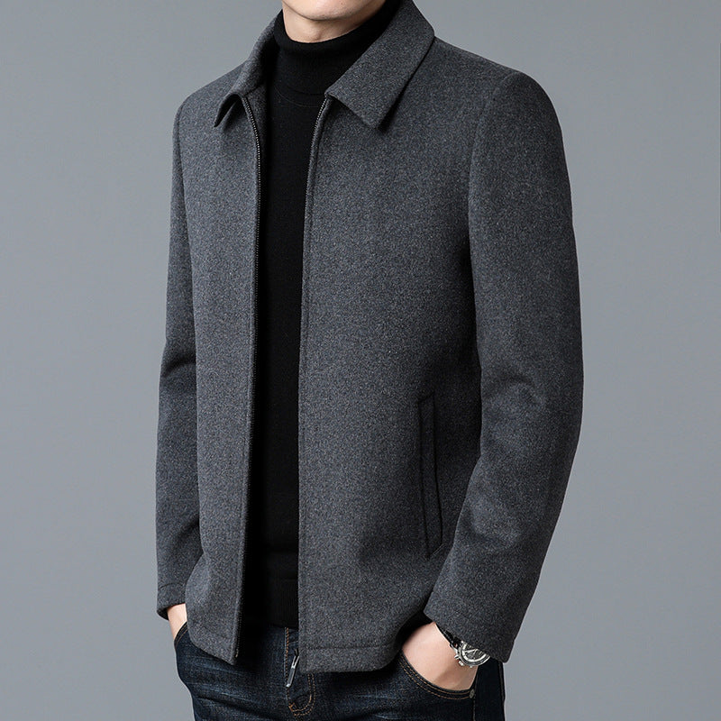 Men's Tailored Fit Wool Blend Jacket