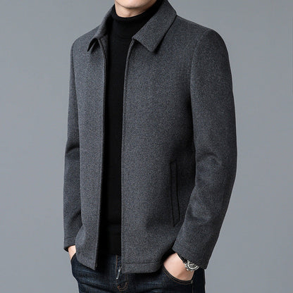 Men's Tailored Fit Wool Blend Jacket