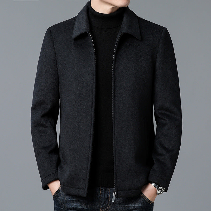 Men's Tailored Fit Wool Blend Jacket