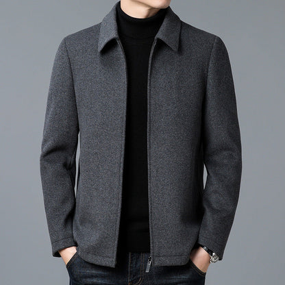 Men's Tailored Fit Wool Blend Jacket