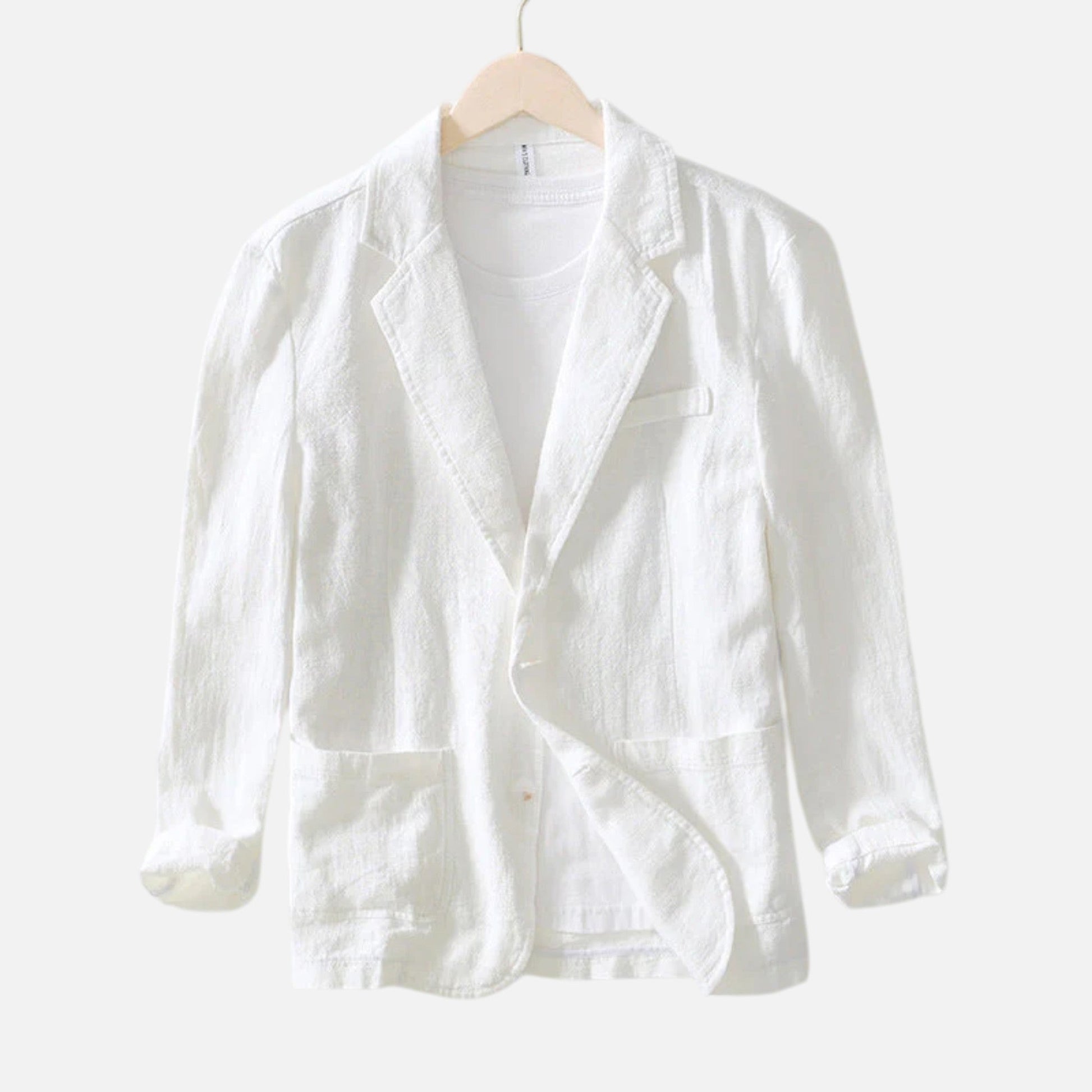 Men's Tailored Linen Blend Blazer