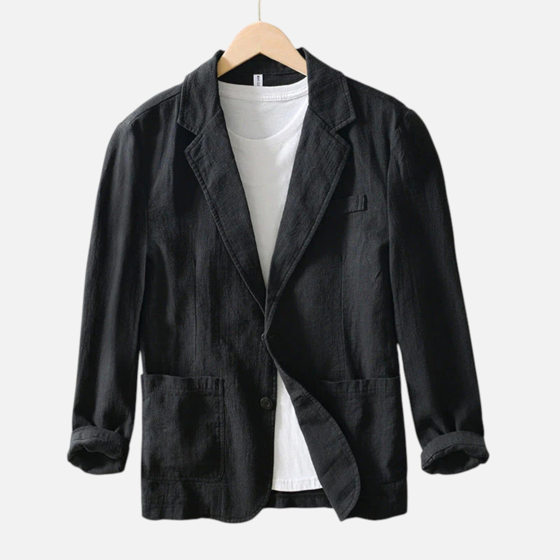 Men's Tailored Linen Blend Blazer