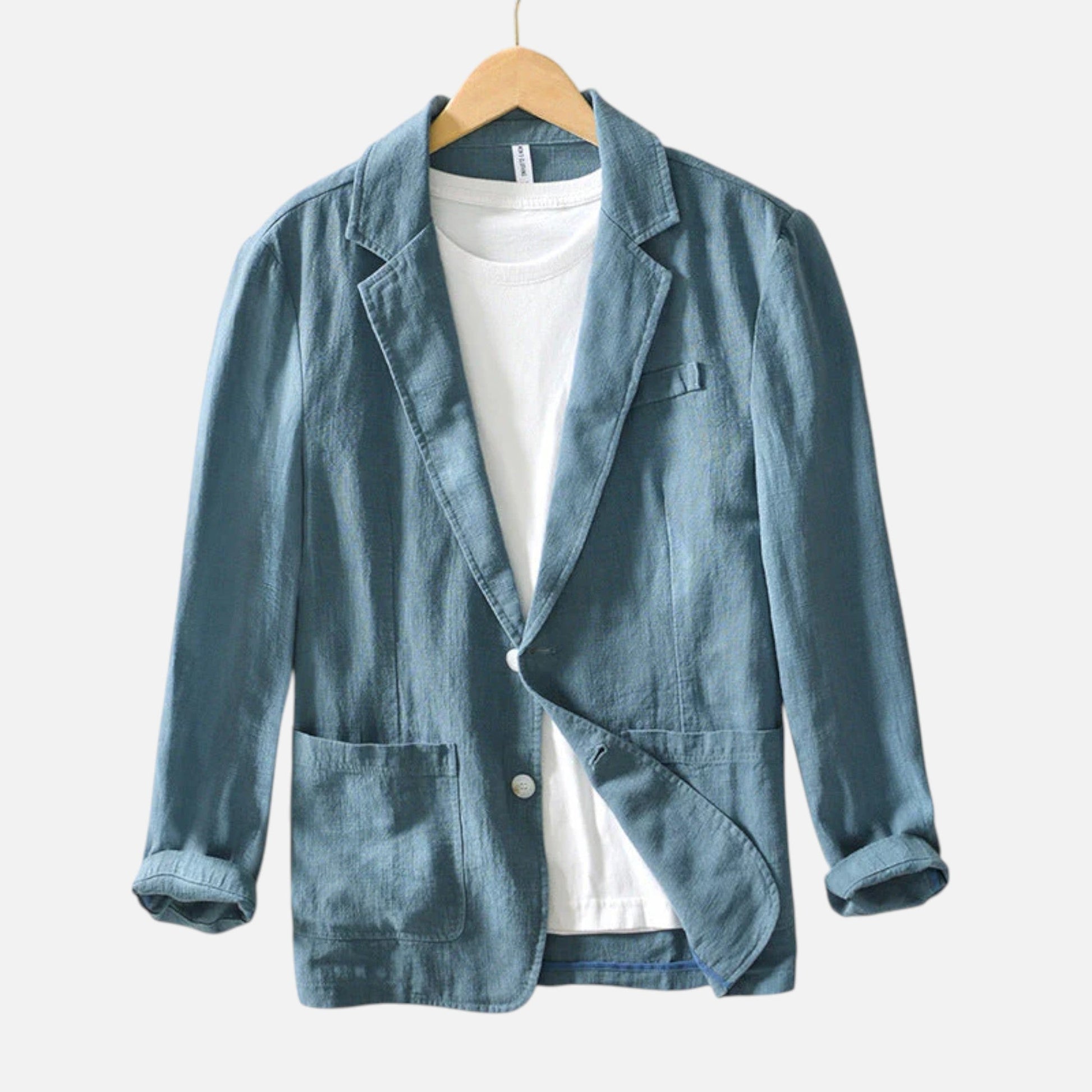 Men's Tailored Linen Blend Blazer