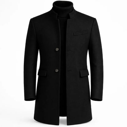 Men's Tailored Long Overcoat