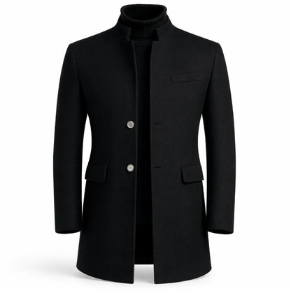 Men's Tailored Long Overcoat
