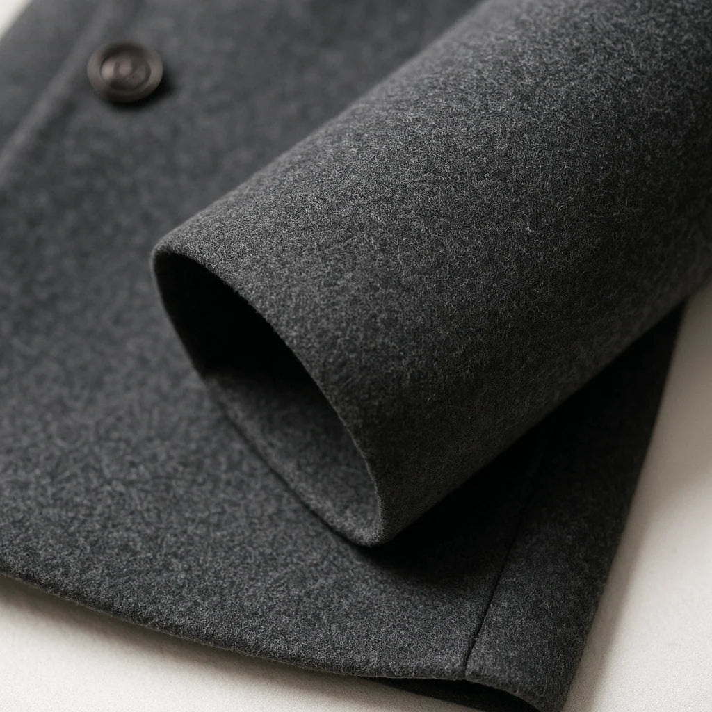 Men's Tailored Long Overcoat