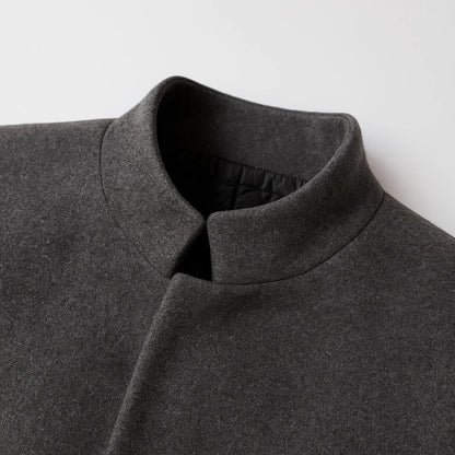 Men's Tailored Long Overcoat