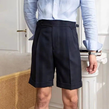 Men's Tailored Pleated Chino Shorts