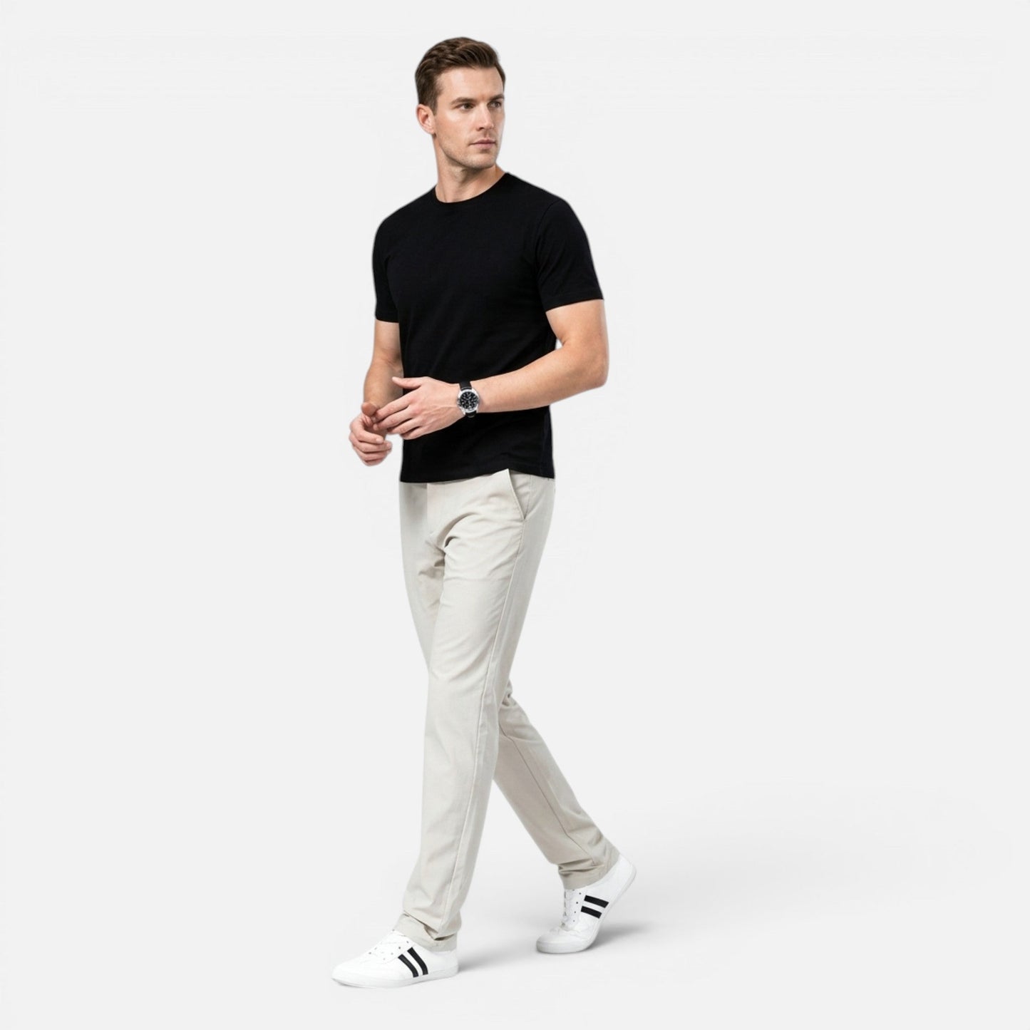 Men's Tailored Straight Fit Chinos