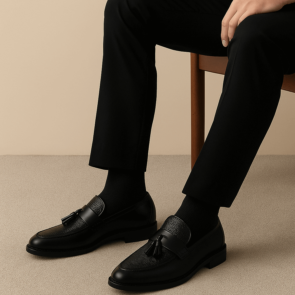 Men's Tassel Loafers - Stylish Slip-On Loafer Shoes