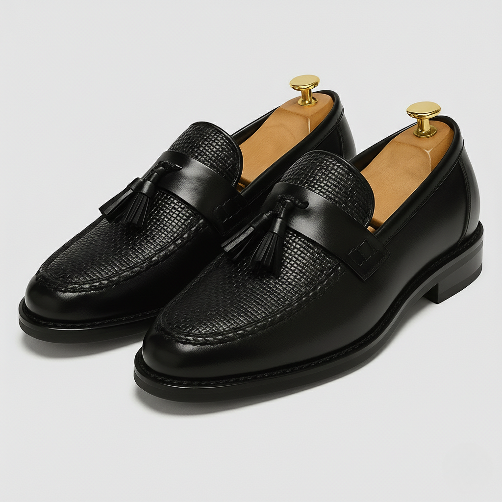 Men's Tassel Loafers - Stylish Slip-On Loafer Shoes
