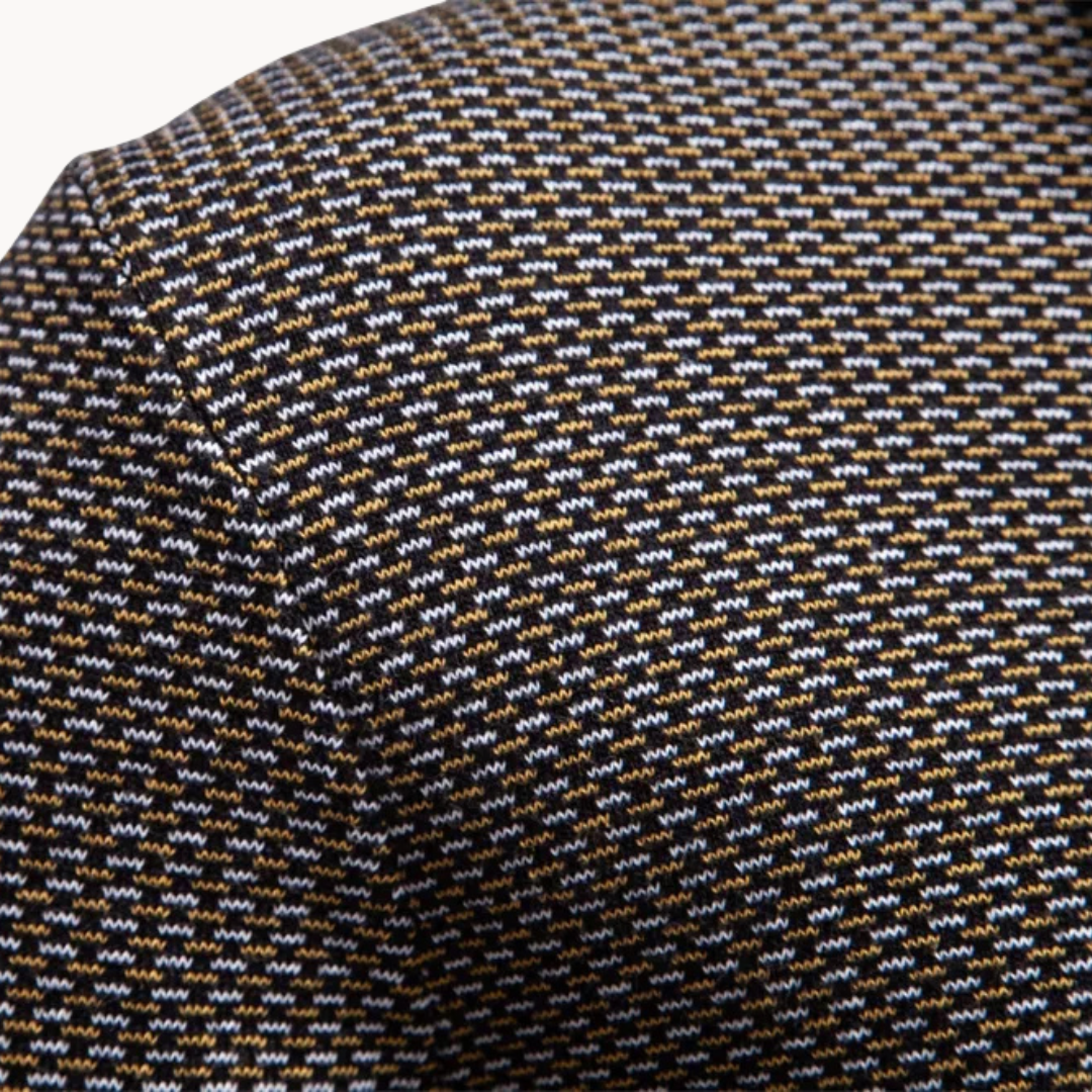 Men's Textured Quarter-Zip Pullover