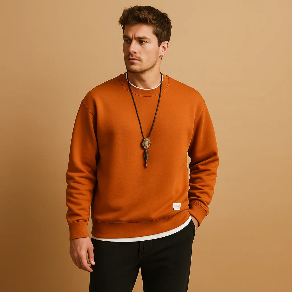Men's Tracksuit Set with Sweater and Jogging Pants