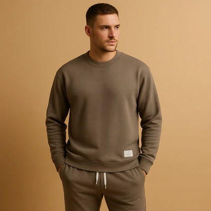 Men's Tracksuit Set with Sweater and Jogging Pants