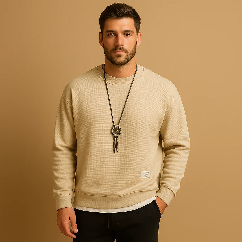 Men's Tracksuit Set with Sweater and Jogging Pants