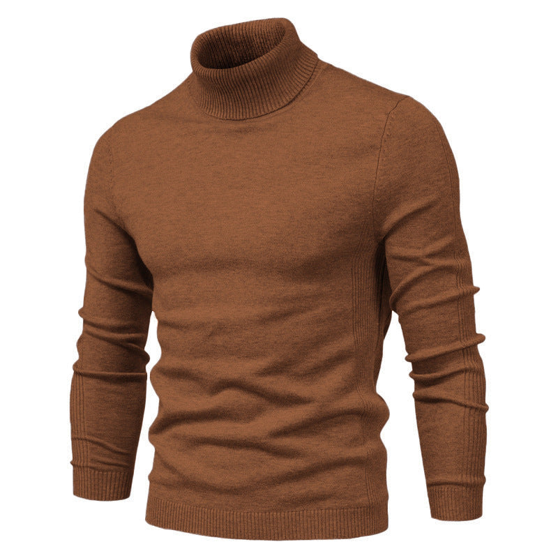 Men's Turtleneck Sweater - Classic Design for Comfort and Style