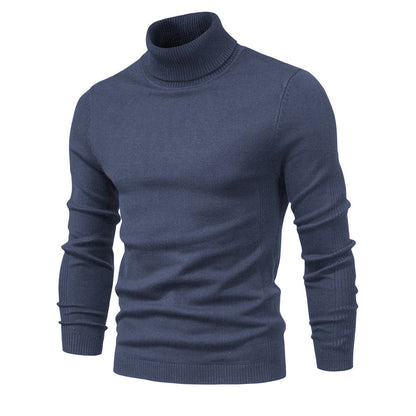 Men's Turtleneck Sweater - Classic Design for Comfort and Style